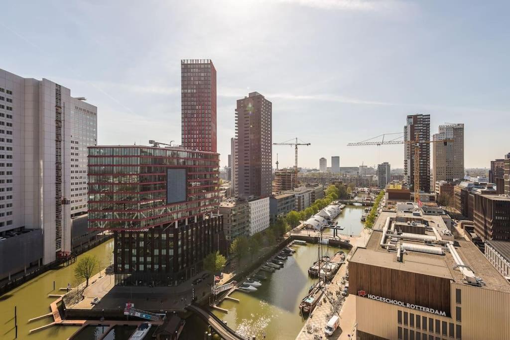 로테르담 Stunning View Apt Free Parking 아파트 외부 사진